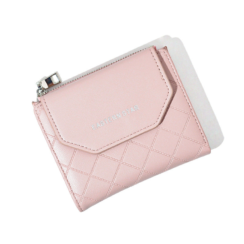 Women's Pretty Multifunctional Fashion Short Tide Ladies Wallets