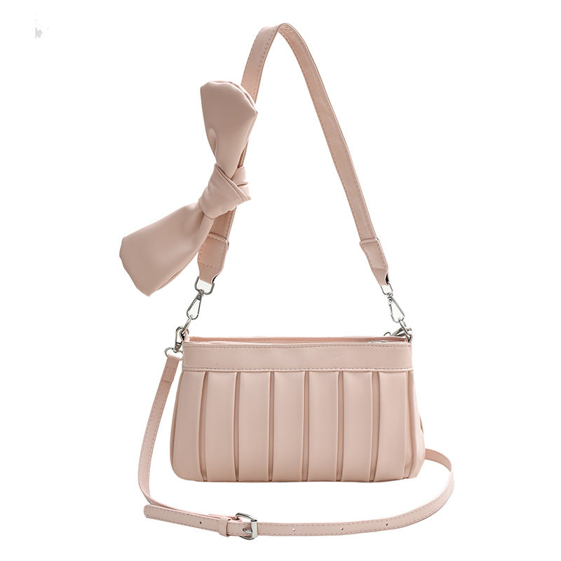 Women's Spring Striped Bow Fashion Exquisite Versatile Crossbody Bags