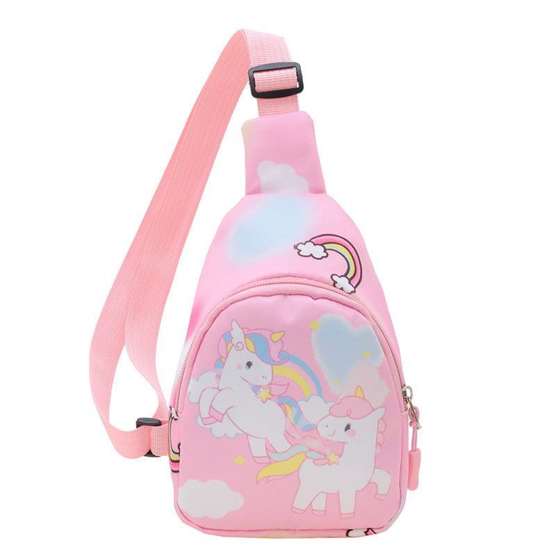 Children's Cloth Small Princess Fashion Cartoon Going Children's Waist Packs