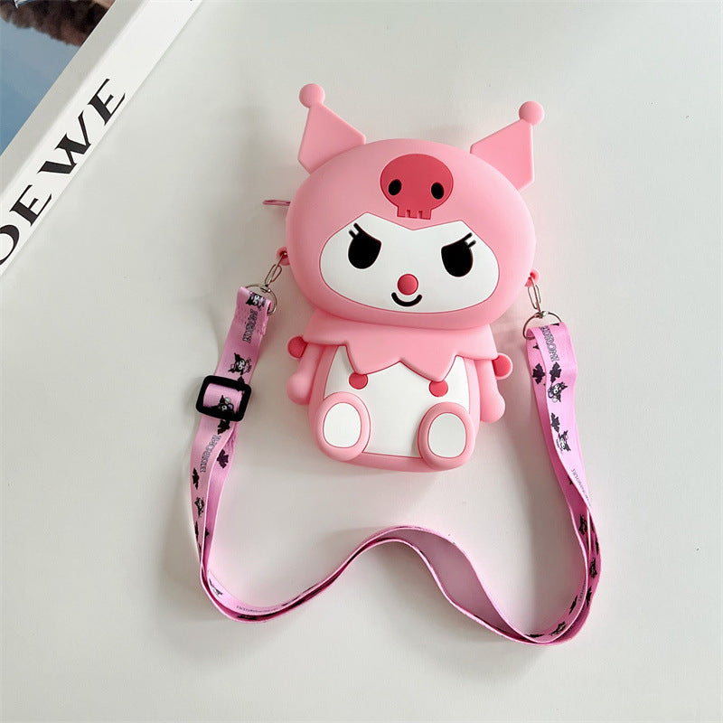 Children's Clow Cartoon Fashion Trend Play Silicone Coin Purses