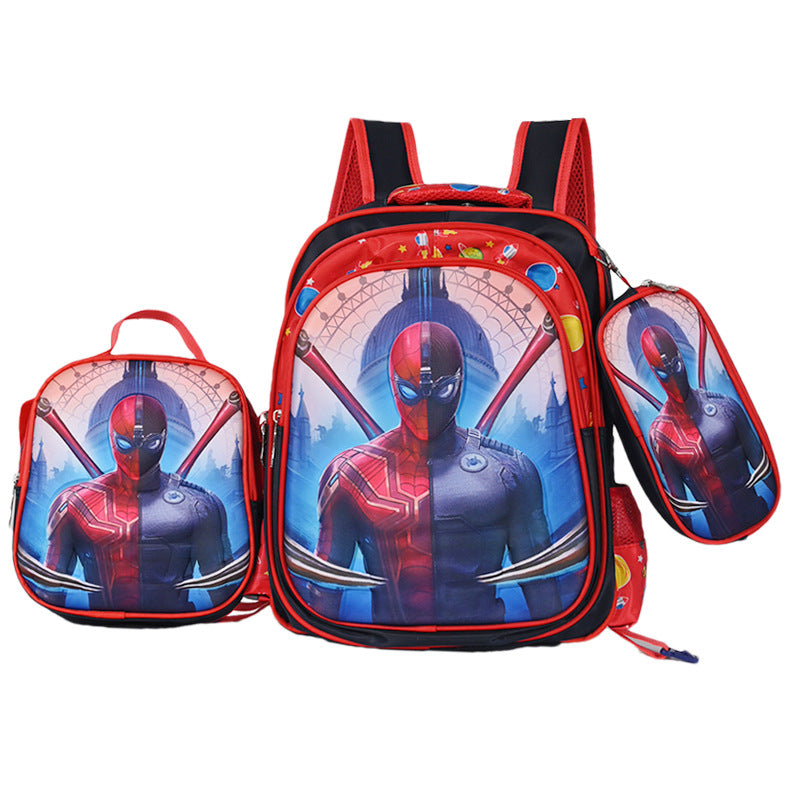 Children's Cartoon Detachable Six-wheel Three-piece Set Elementary School Students' Schoolbags