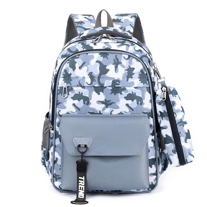 Primary Large Capacity Waterproof Burden Reduction Spine Elementary School Students' Schoolbags