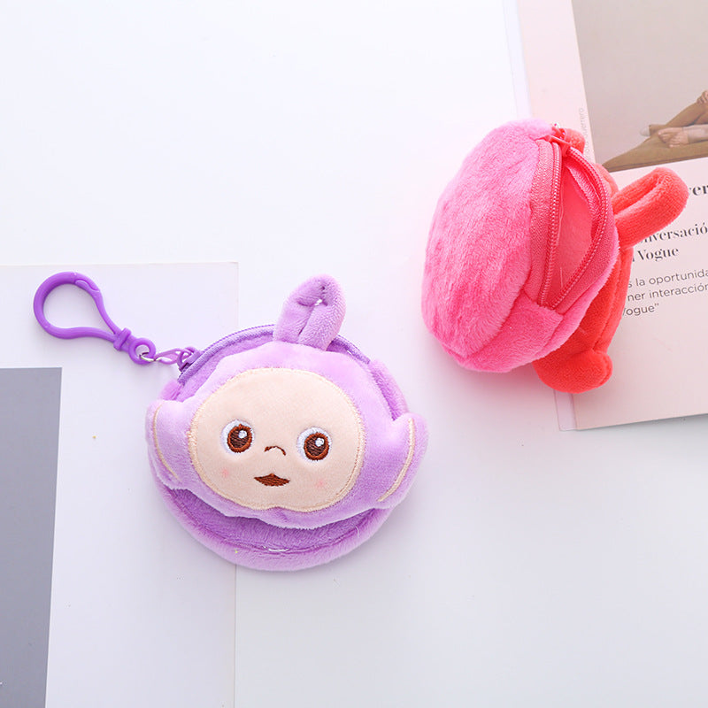 Color Doll Hairstyle Mini Storage Small Pendant Bags