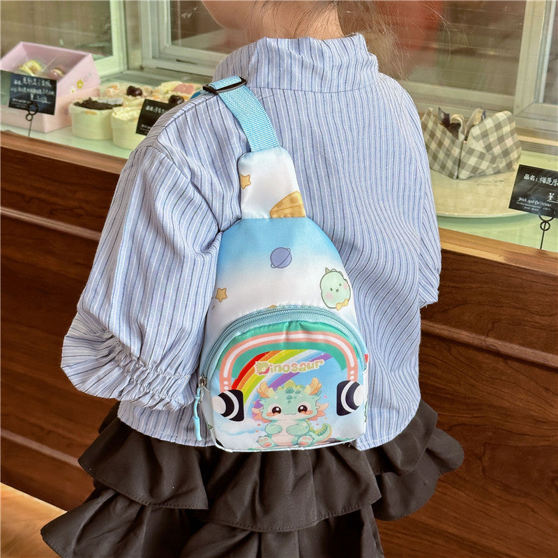 Children's Cartoon Fashion Lightweight Go Out Storage Children's Waist Packs