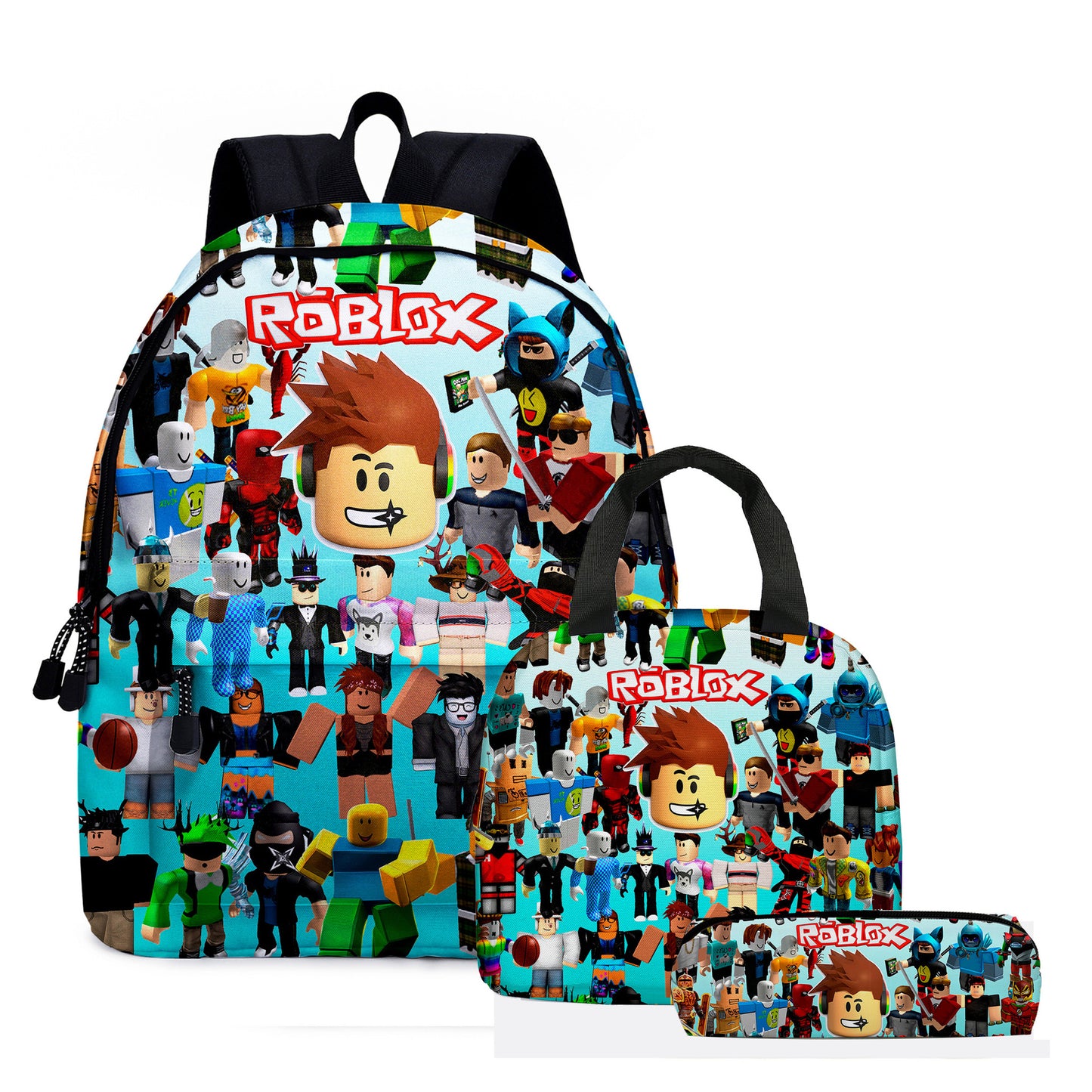 New Rob Two-piece Primary Anime Shoulders Elementary School Students' Schoolbags