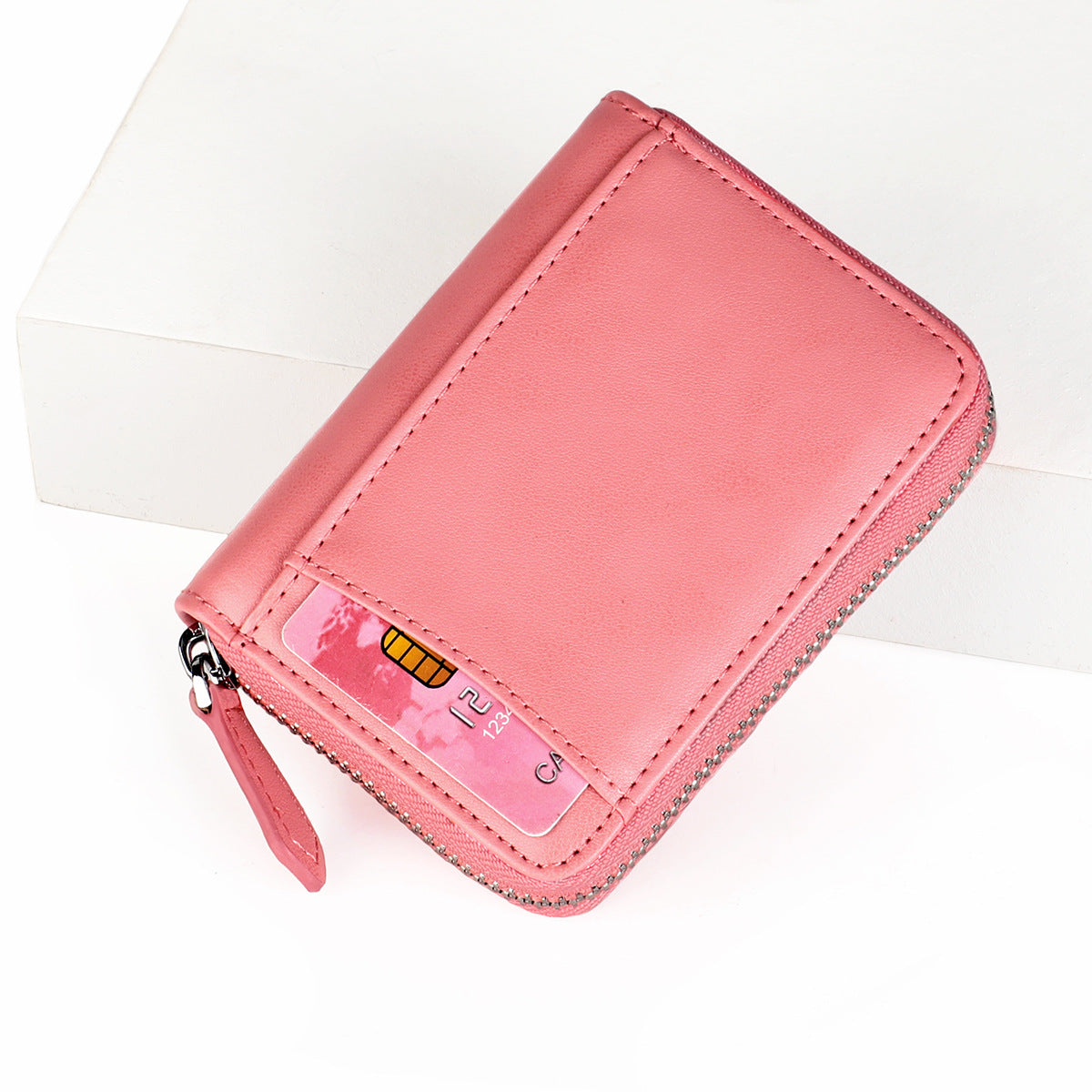 Women's Sweet Style Storage Male Zipper Small Ladies Wallets