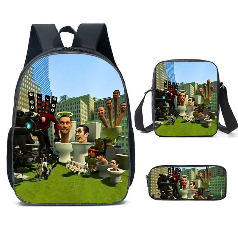 Children's Cool Charming Popular Classy Toilet Elementary School Students' Schoolbags