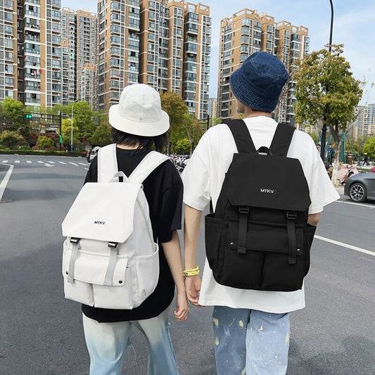 Style High College Trendy Flip Large Backpacks