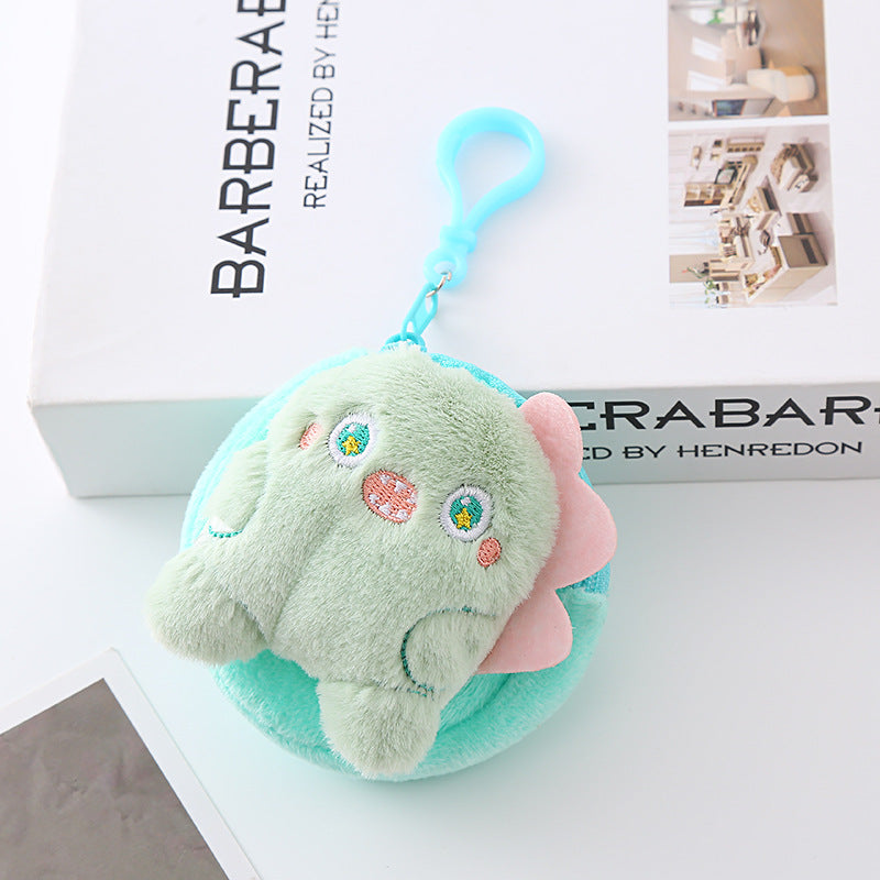 Size Monster Plush Cartoon Three-eyed Alien Coin Purses