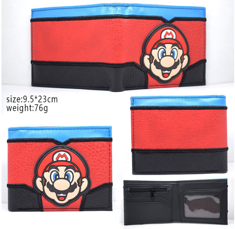 Super Mary Game Anime Peripheral Mario Coin Purses