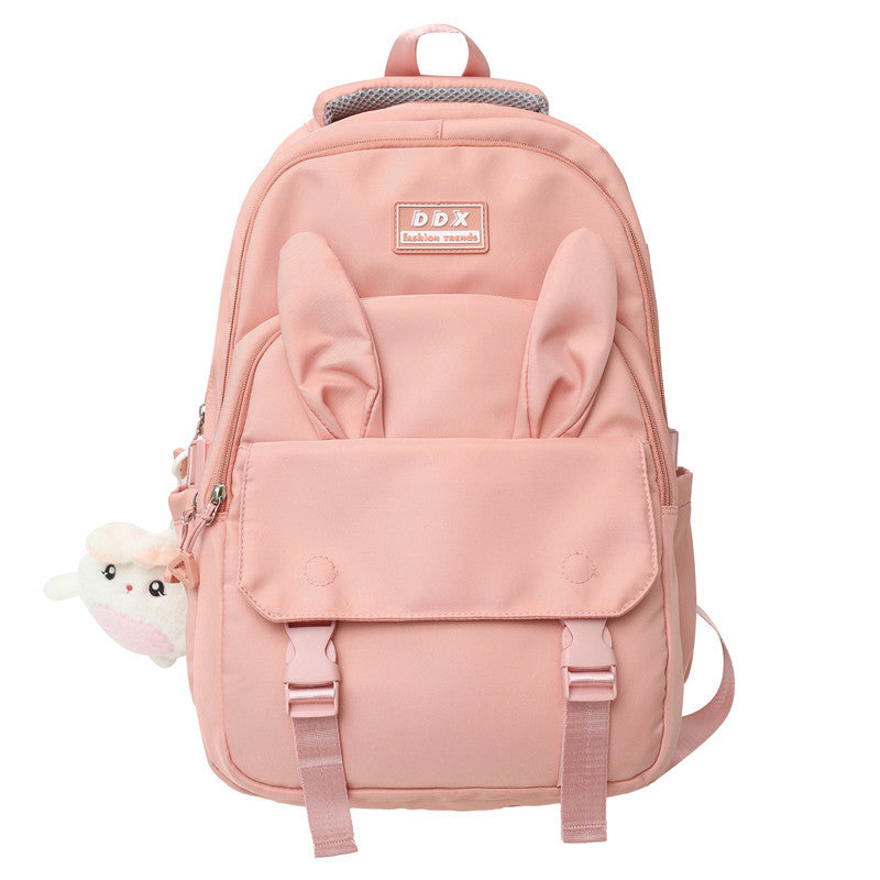 Heart Rabbit Ears Style Artistic High Backpacks