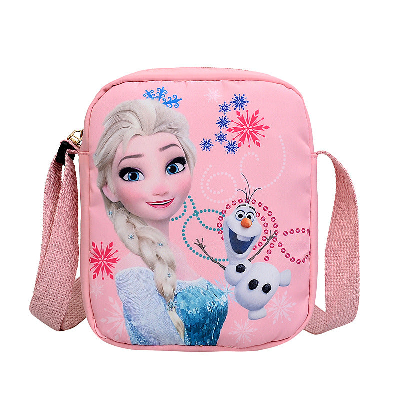 Trésor féminin pour enfants mignon princesse Elsa cadeau sacs à bandoulière pour enfants