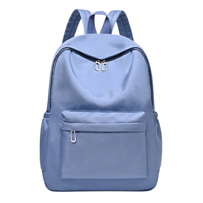 Solid Color Commute Simple Oxford Cloth Backpacks