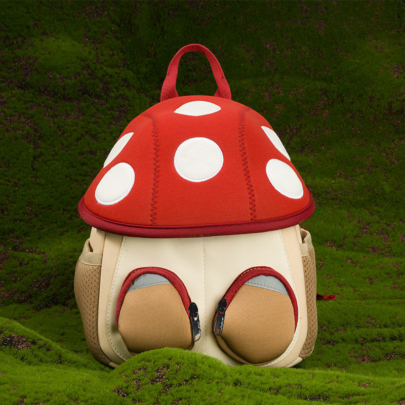 Children's Cool Attractive Mushroom Cute Fruit Kindergarten School Bags