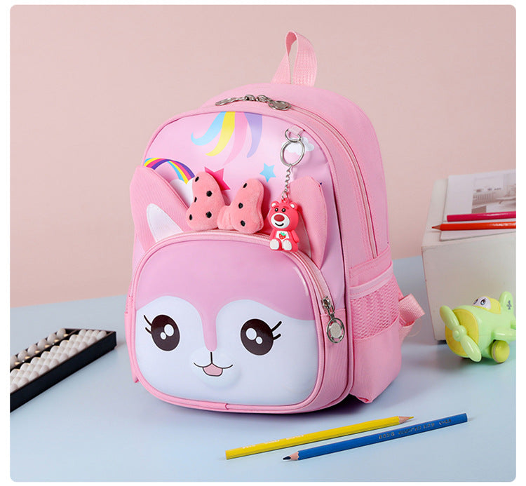 Children's Cartoon Cute Boy Years Old Burden Kindergarten School Bags