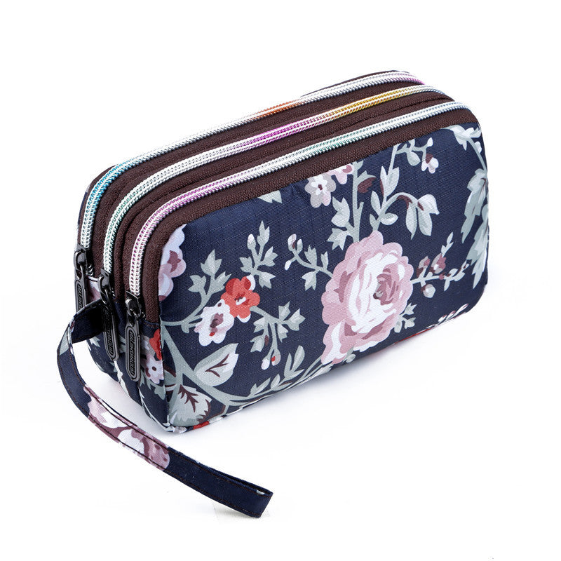 Women's Korean Printed Mobile Running Cloth Coin Purses