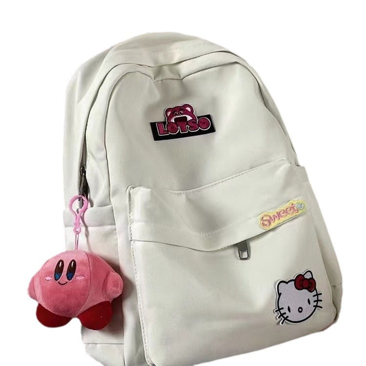 Capacity Soft Cute Hello Kitty Campus Backpacks