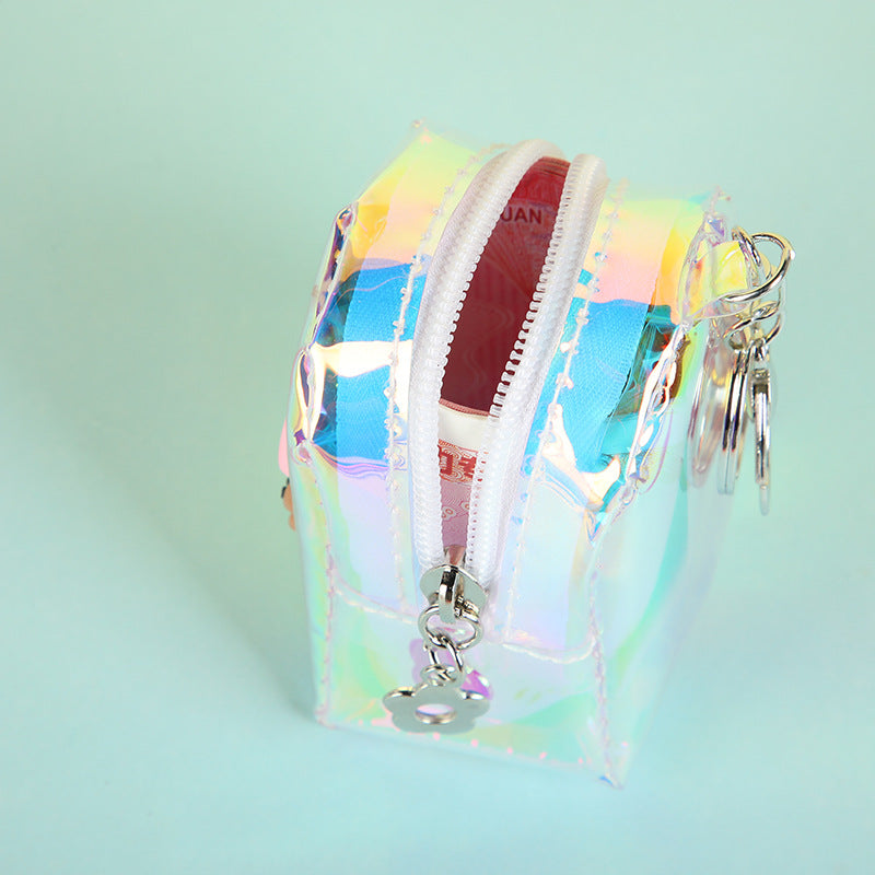 Korean Girly Transparent Jelly Portable Mini Coin Purses