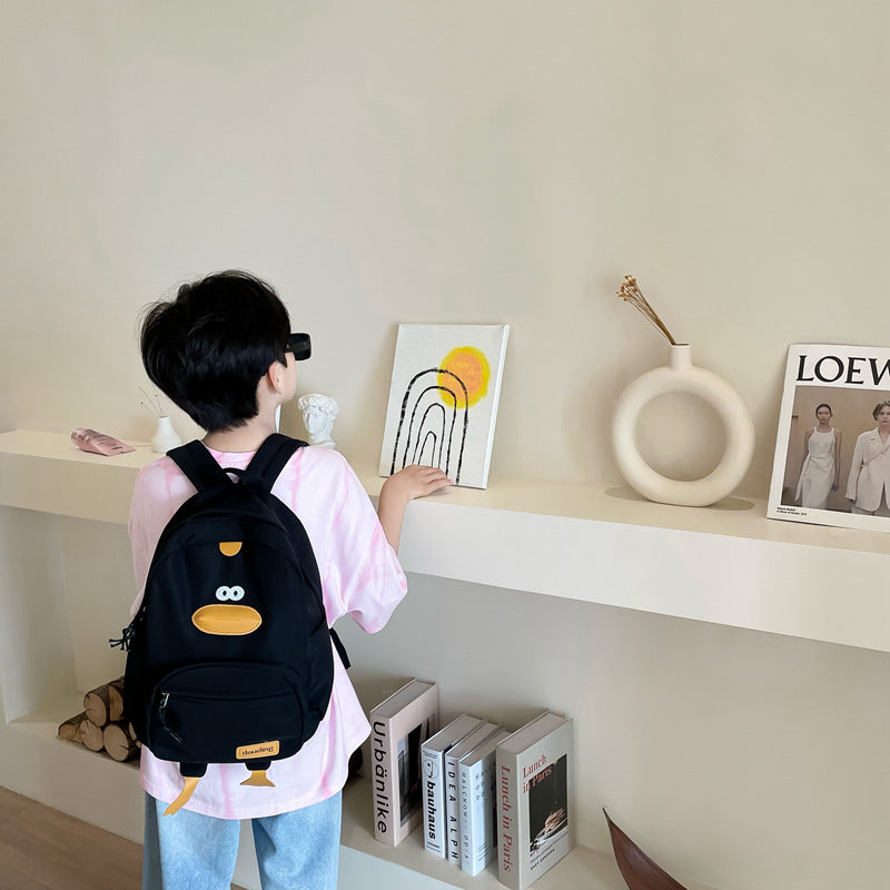 Children's Cartoon White Duck Boys Fun Kindergarten School Bags