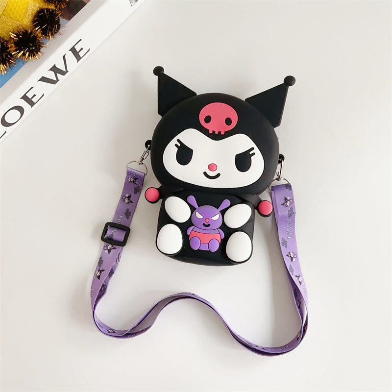 Children's Clow Cartoon Fashion Trend Play Silicone Coin Purses