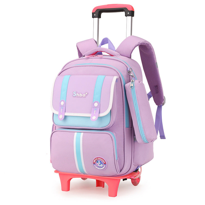 Children's Primary Grade Lightweight Burden Alleviation Spine Elementary School Students' Schoolbags