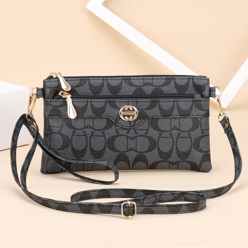 Women's Single Fashion Small Square Simple Clutch Shoulder Bags