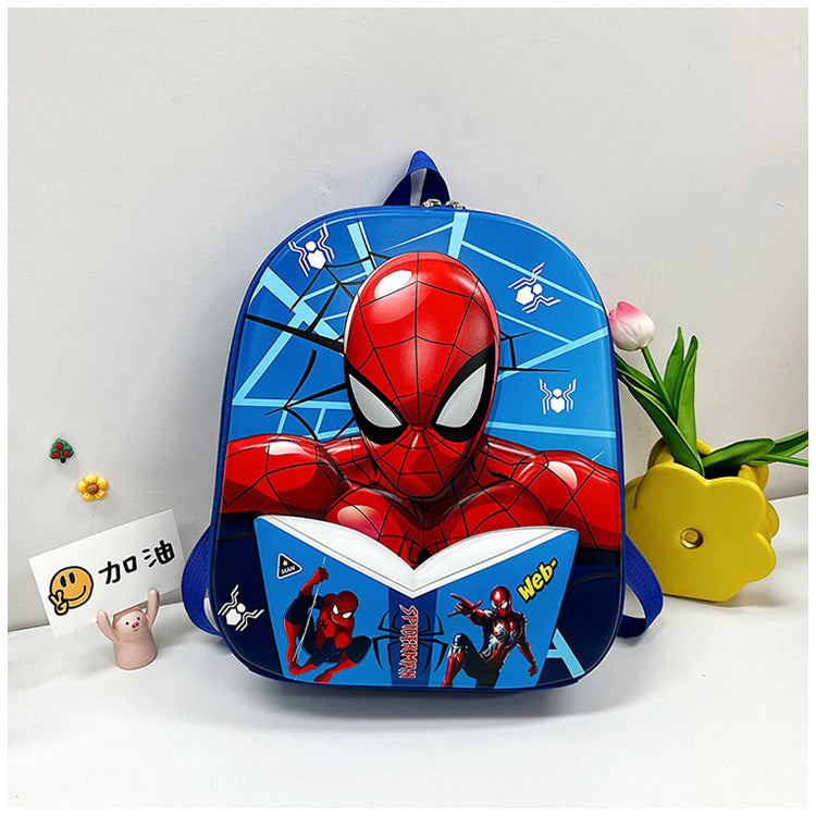 Children's Cartoon Printed Large Capacity Cute Three-dimensional Backpacks