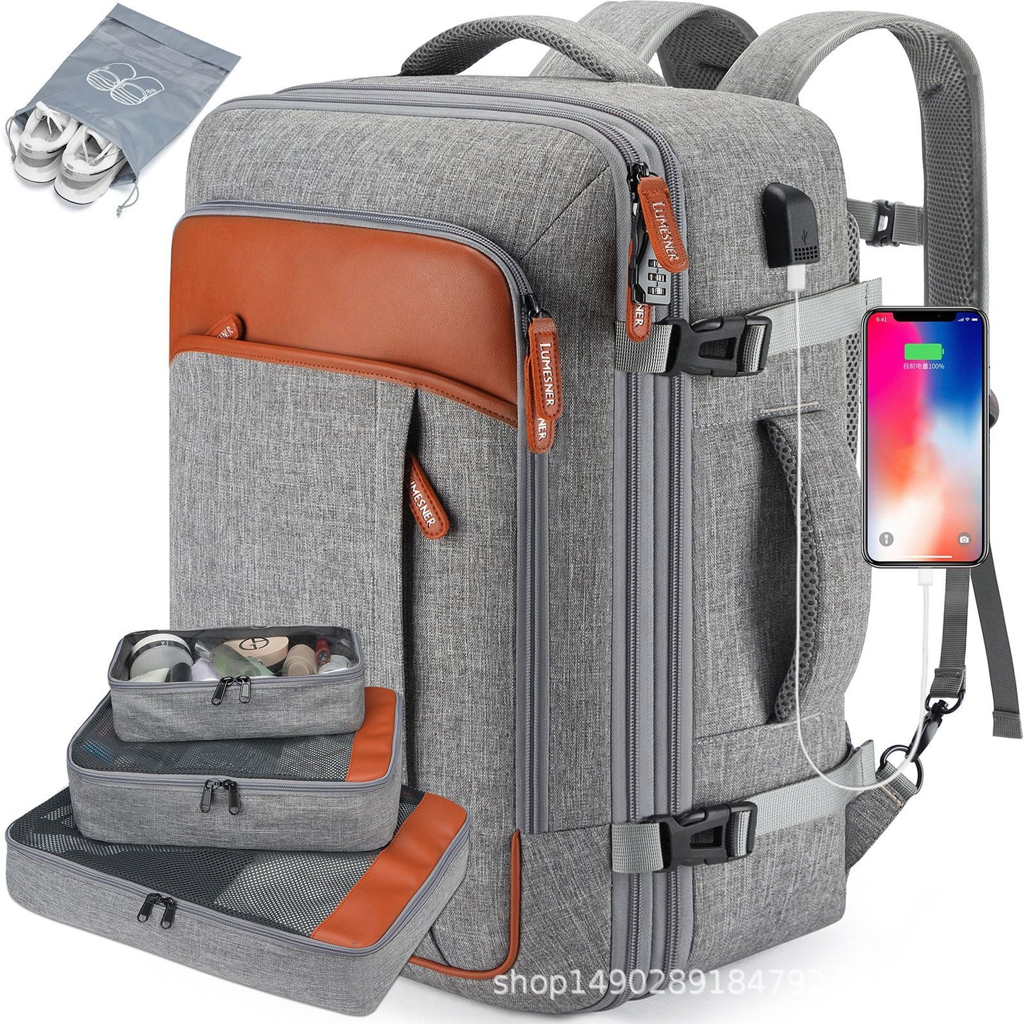 Women's & Men's & Large Capacity Computer Leisure For Travel Bags