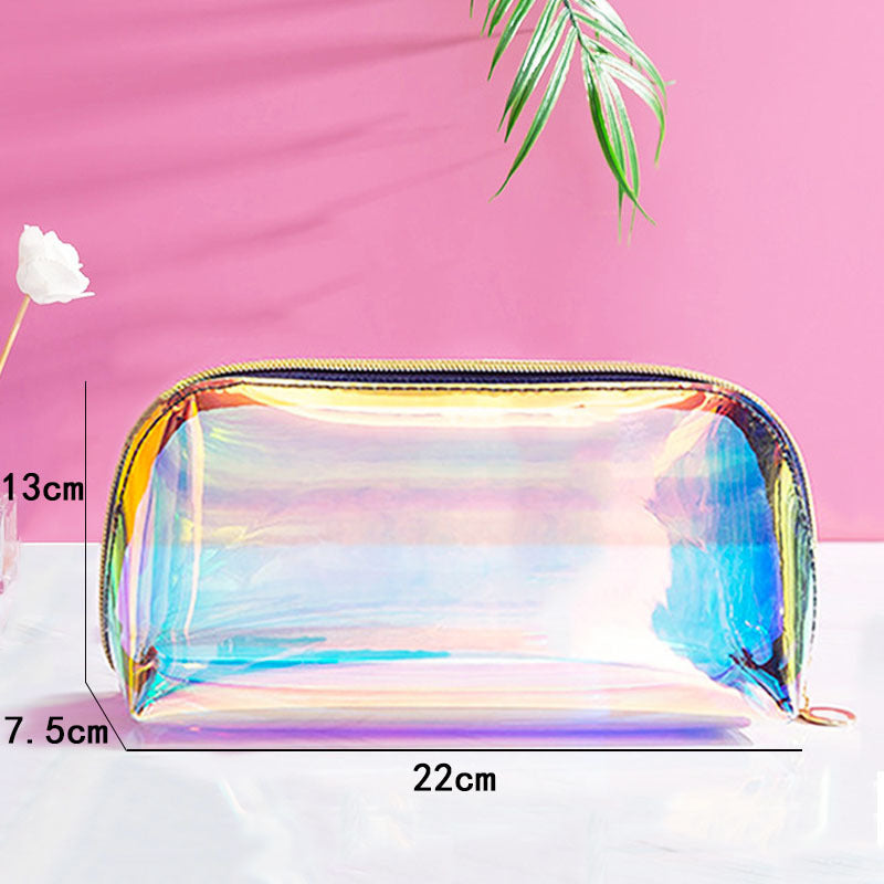 Multifunctional Magic Color Laser Portable Storage Cosmetic Bags