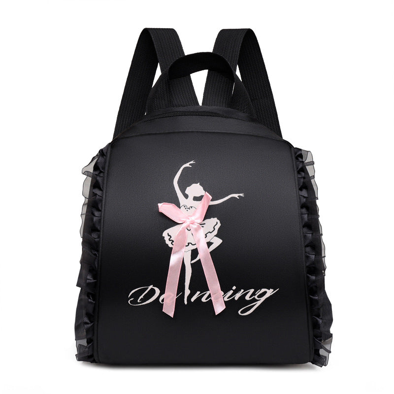 Children's Double Latin Ballet Embroidery Printing Princess Backpacks