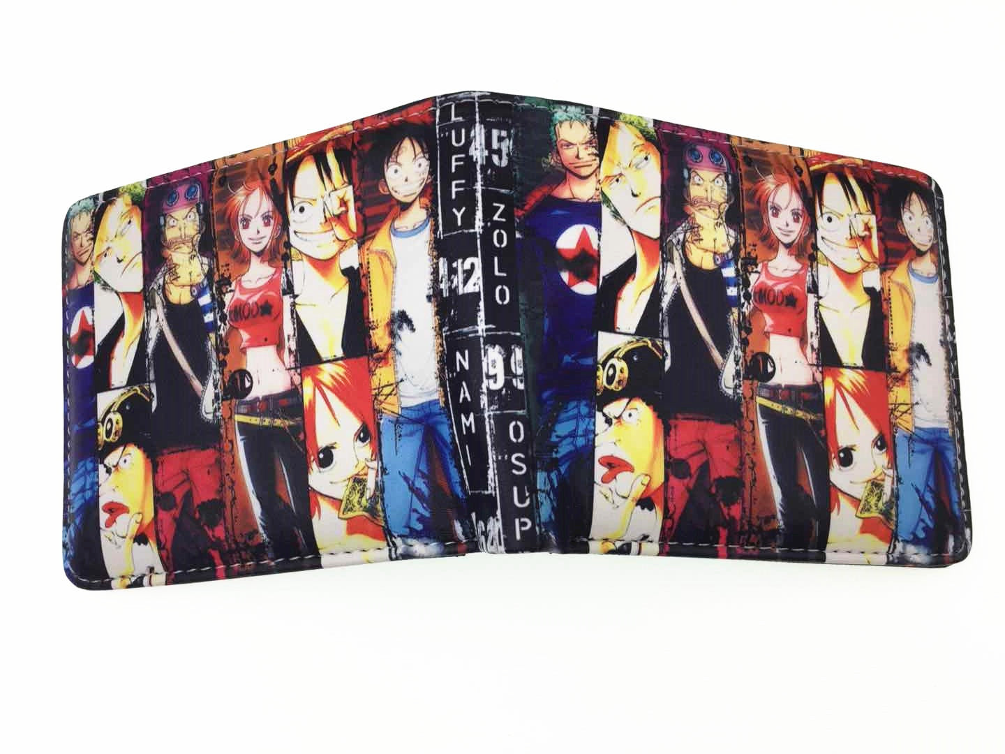 Piece Anime Peripheral Short Trendy Unique Ladies Wallets