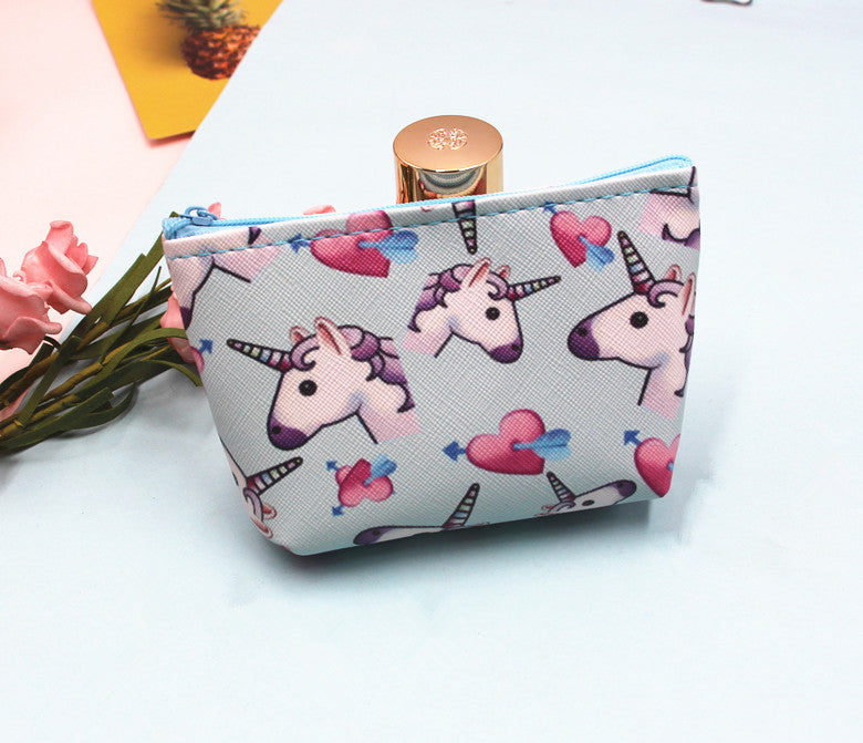 Women's & Children's & Cute Cartoon Unicorn Small Earphone Phone Bags