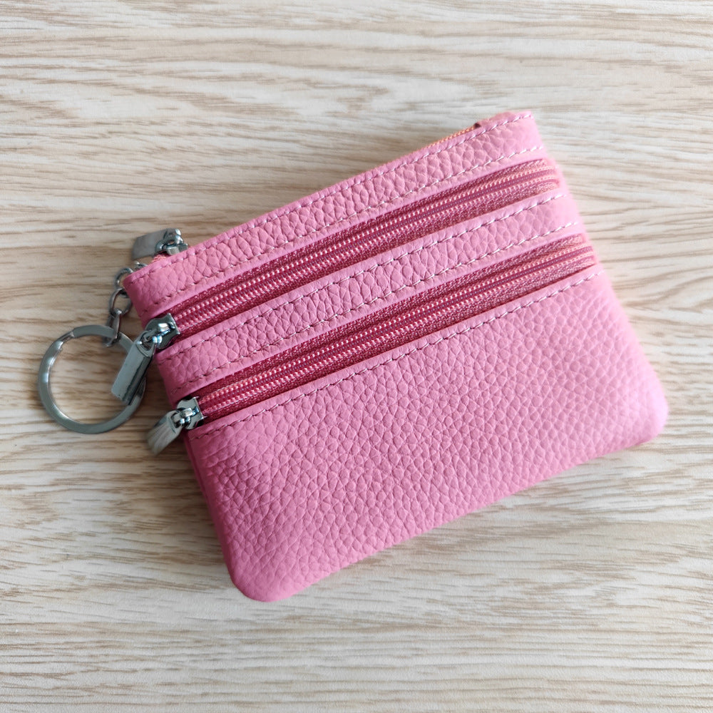 Women's Genuine Leather Business Short Small For Coin Purses