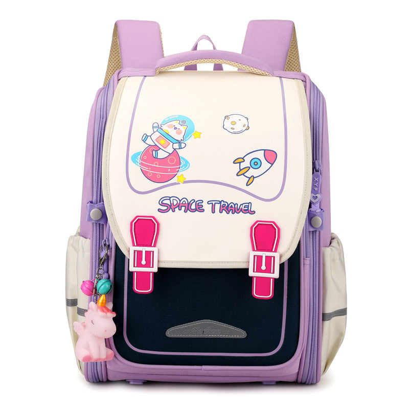 Children's Korean Cartoon For Primary One-piece Boys Backpacks