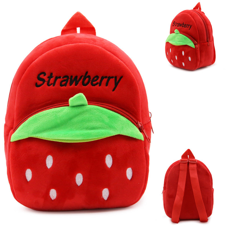 Children's Customized Printing Cartoon Plush Toy Children's Backpacks