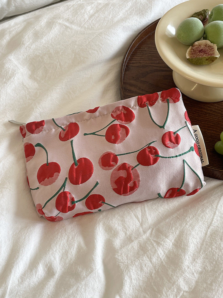 Fresh Cherry Small-size Portable Makeup Mobile Cosmetic Bags