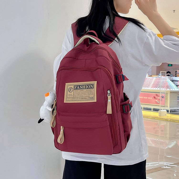 Junior Senior High Big Nylon Leisure Backpacks