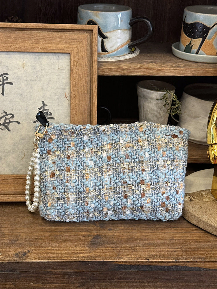 Style Woven Storage Out Portable Wash Cosmetic Bags