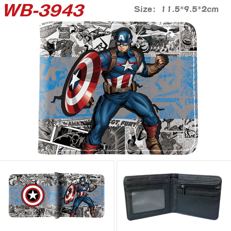 Women's & Men's & Series Super Hero Derivatives Cartoon Full Men's Wallets