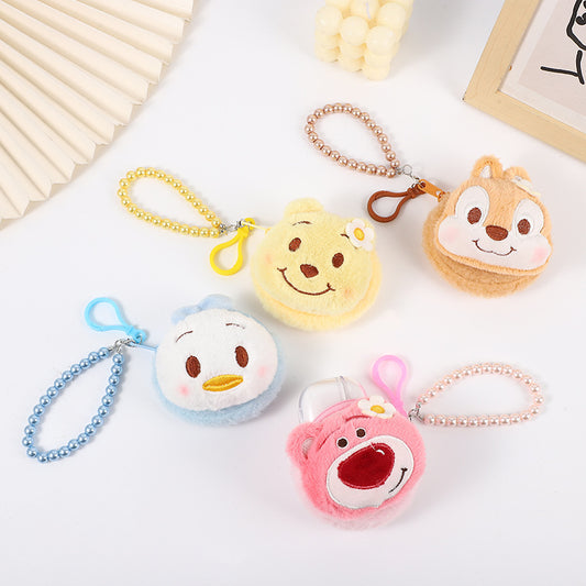 Head Earphone Fashion Solid Color Mini Claw Machine Coin Purses