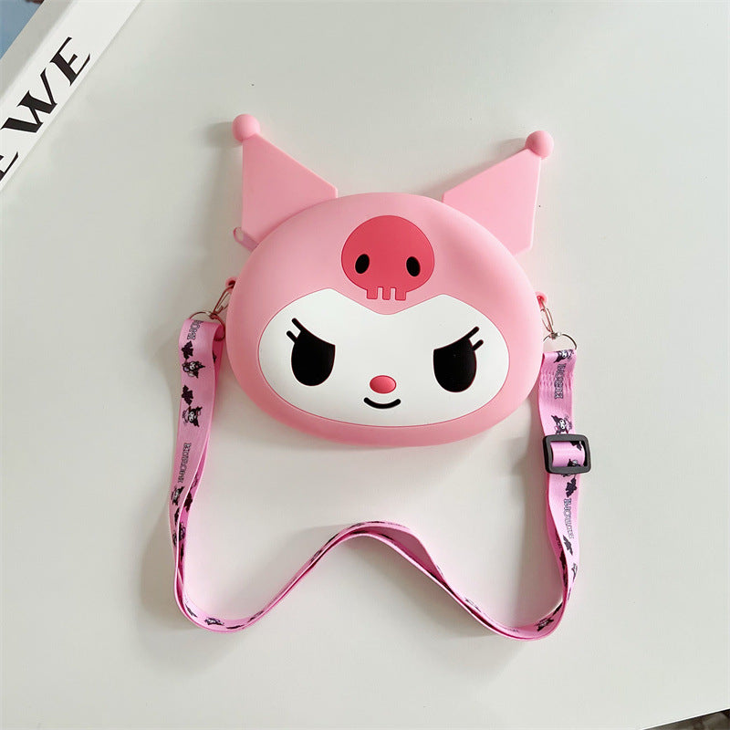 Children's Clow Cartoon Fashion Trend Play Silicone Coin Purses