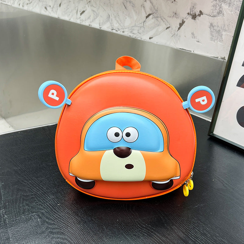 Children's Cartoon Cute Egg Shell Car Mini Western Children's Backpacks