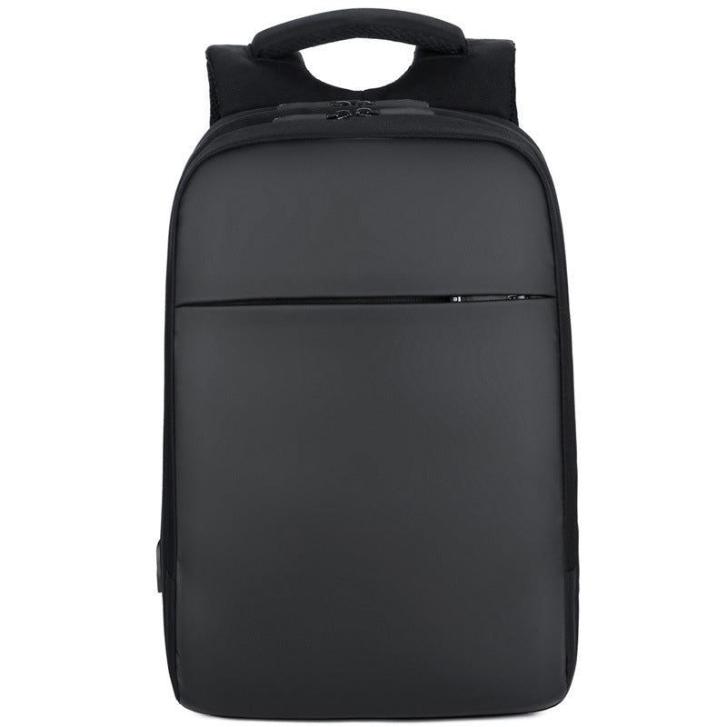 Women's & Men's & Contrast Color Waterproof Charging Business Backpacks