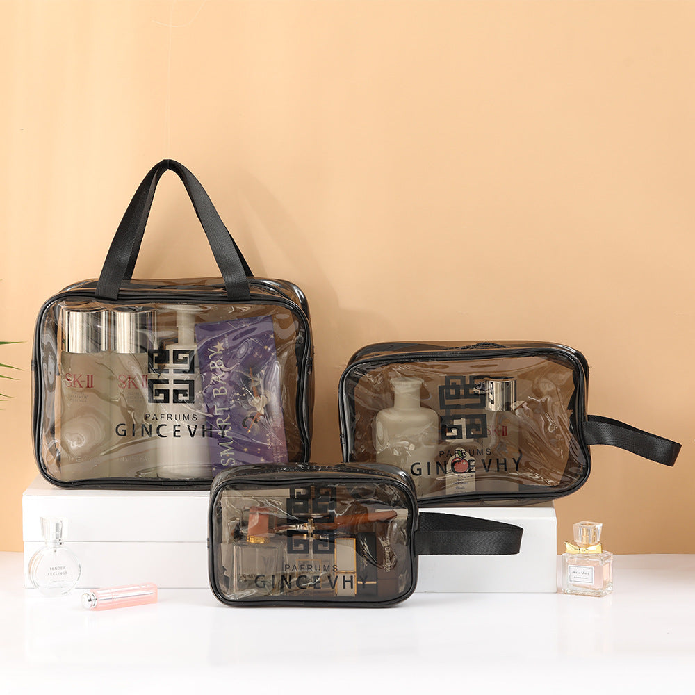 Transparent Small Portable Large Capacity Waterproof Cosmetic Bags