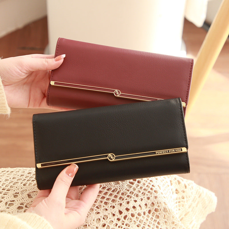 Women's Korean Style Fashion Long Wild Ladies Wallets