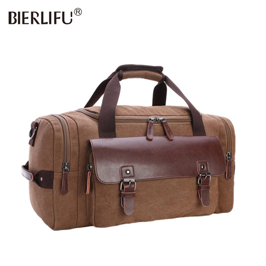 Classy Wearable Large Capacity Canvas Traveling Travel Bags