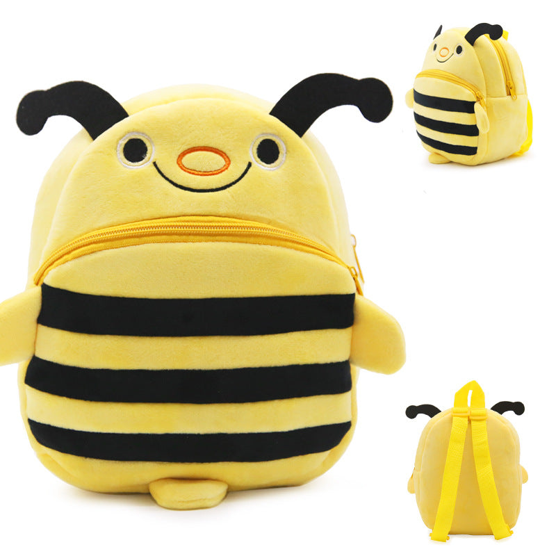 Children's Customized Printing Cartoon Plush Toy Children's Backpacks