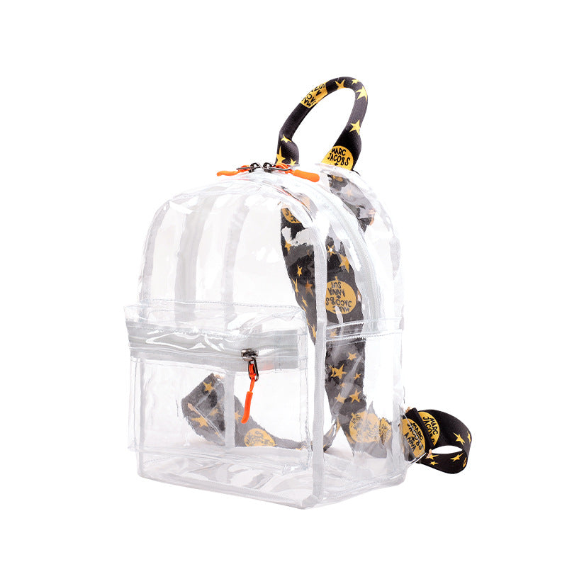 Slouchy élégant transparent imperméable pour mini sacs à dos