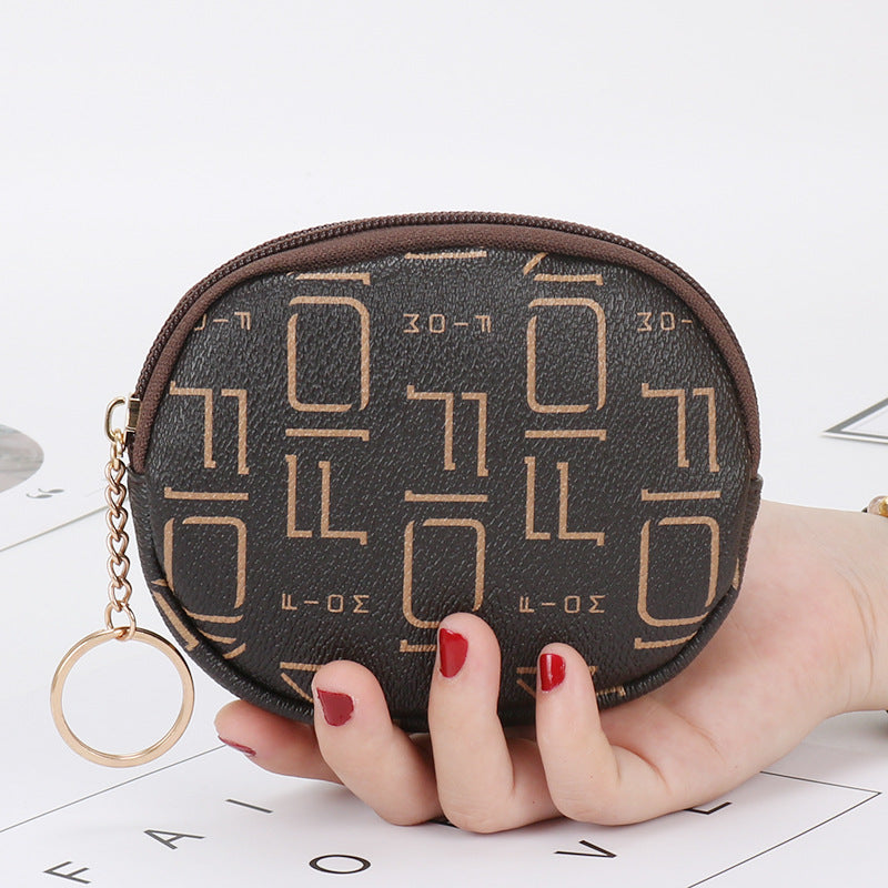 Women's Zipper Clutch Mini Short Small Coin Purses