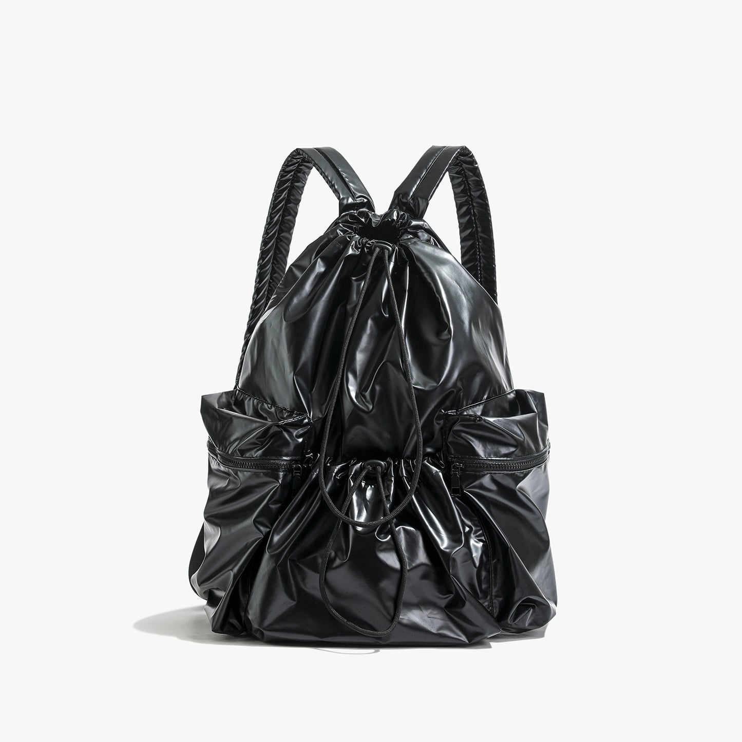 Petits sacs à dos en nylon plissés à la mode de toile artistique de loisirs